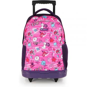 Mochila 2 Ruedas Carro Fijo Gabol Sticker