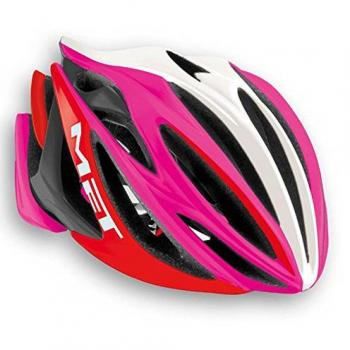 MET Casco De Bicicleta STRADIVARIUS HES, magenta rojo , 59-62