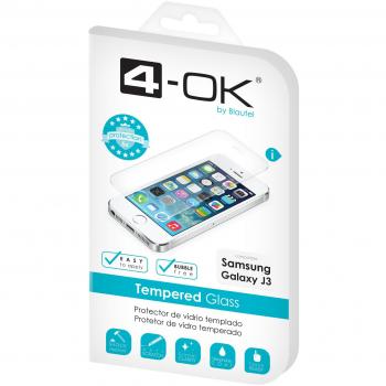 4-OK Glass Pro - Protector de Pantalla para Samsung Galaxy J3