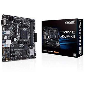 Asustek computer PRIME B450M-K II ATX +2GLN+U3.2+M2 SATA6+4XDDR9