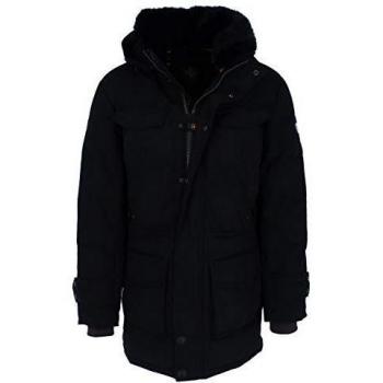 Parka Acolchada para Hombre Wellensteyn Seamaster con Capucha - Color Negro - Talla XL