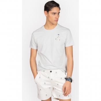 Camiseta de Hombre Azul Claro de Manga Corta Harper & Neyer