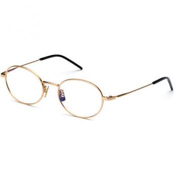 Italia Independent I-I MOD FREDDY 5307 SUPER THIN 120.000 Men's Eyeglasses Gold Size 49 - Blue Light Block Available