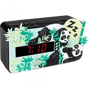 Reloj Despertador Infantil Bigben R15 Panda 3D Multicolor con Efectos de Sonido