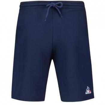 Le Coq Sportif Essentials Men's Shorts - Athletic, Cotton, Multi-Sport, Navy Blue, 2XL