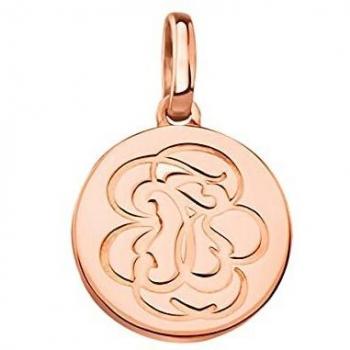 TOUS Colgante Rubric de Plata Vermeil rosa