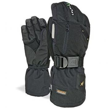 Level Handschuh Star - Guantes de esquí para hombre, color negro, talla 8.5
