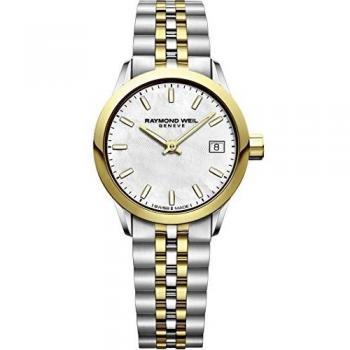 Raymond Weil Reloj Analógico para Mujer de Cuarzo con Correa en Acero Inoxidable 5626-STP-97021