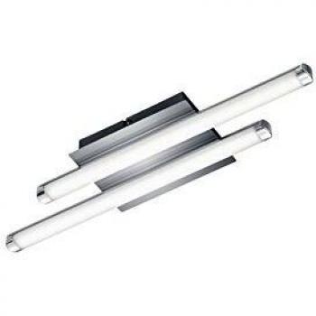 Trio R62812106 - Plafón SMD LED, 4,5 W, 400 lm, 3000K metal cromo IP20