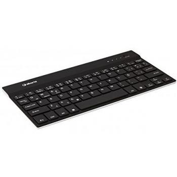 Silver HT - Mini Teclado Universal retroiluminado para PC, Smart TV, Smartphones y Tablets. Conectividad Bluetooth. 7 Colores LED. Teclado en español, Incluye la Letra Ñ.