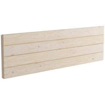 Lufe Testa 4 Cabecero de Pared, Pino, Pulido, 160x4x44 cm
