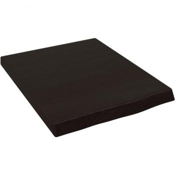 Estante de pared de madera de roble tratada, dimensiones 40x50x(2-4) cm, en colores natural, marrón claro y marrón oscuro; ideal para oficina, estudio o dormitorio, funciona como estantería