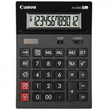 Calculadora sobremesa Canon AS-2200 Negra