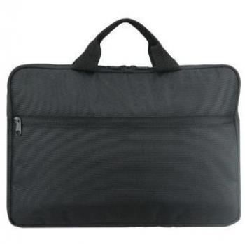 Mobilis The One Briefcase Toploading Laptop Bag for 14-16 Inch Devices - Black