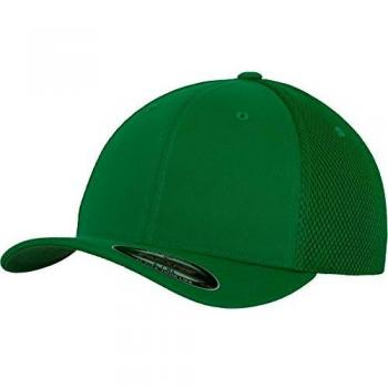 Flexfit Tactel Mesh Green Flexfitted Cap