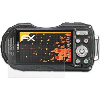 3 x atFoliX Película Protectora Ricoh WG-4 GPS Lámina Protectora de Pantalla - FX-Antireflex anti-reflectante
