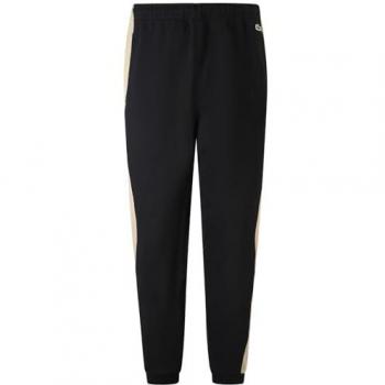 Pantalón de chándal Lacoste para hombre, color negro puro/beige, talla L, modelo XH2846