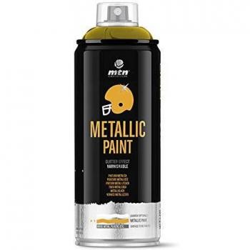 Spray Pintura Metálica Montana Pro 400ml - Oro Brillante