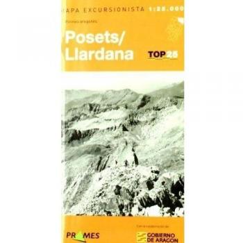 Mapa Excursionista Posets-llardana, E 1:25.000