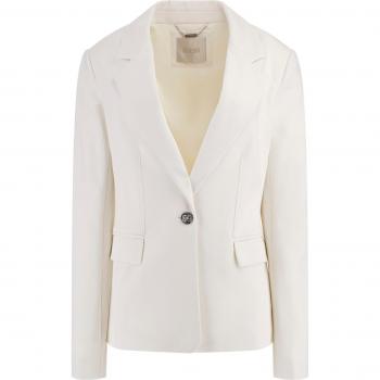 Guess Anna Women's Blazer with Button in Cream White
