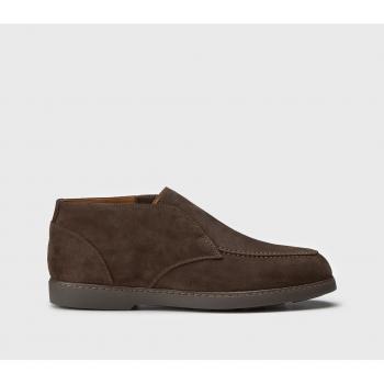 Doucal's Brown Suede Chukka Ankle Boots for Men, Size 8 US