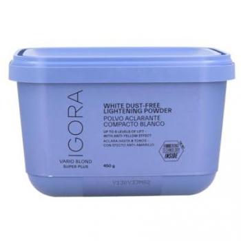 Schwarzkopf Igora Vario Blond Super Plus - Polvo Aclarante Compacto 450 g - Aclara hasta 8 Tonos - Efecto Antiamarillo - Decoloración Capilar
