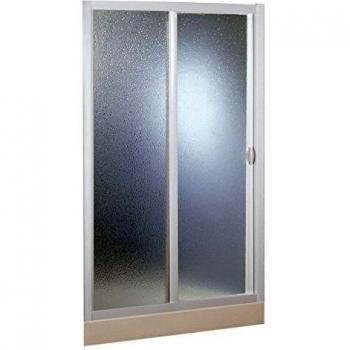 Mampara de ducha corredera de acrílico modelo Smart con apertura lateral 100 cm y altura 185 cm