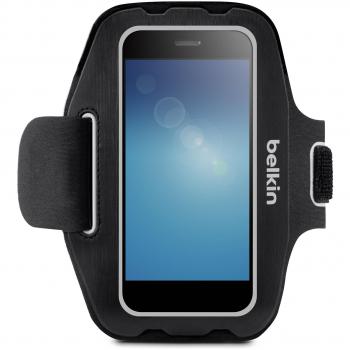 Belkin Sport Fit F8M952btC00 Universal 5 - Fundas para teléfonos móviles Negro Compatible con Samsung Galaxy S7 y S7 Edge