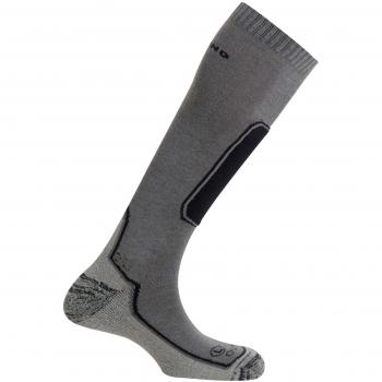 Mund Skiing Outlast Calcetín de esquí para Hombre, Gris, 46-49