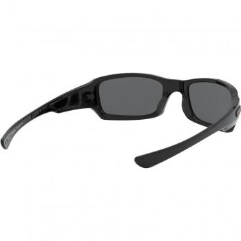 Oakley Five Squared OO 9238 04 5420 Sunglasses, Polished Black frame, Grey lenses, Size: 54 MM, Men's stylish design