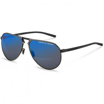 Porsche Design P8938 D Anteojos de Sol para Hombre Grises 64 Lentes de Sol Gafas de Sol