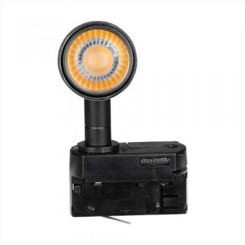 Foco LED de Carril 15W Chip Samsung Color Negro 3000K - V-tac