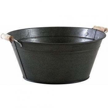 Cesta Redonda de Metal Lacado Mate, Papelera AUBRY GASPARD