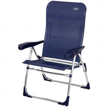 Crespo - Silla de playa AL/206 - Multifibra de aluminio - Azul Marino