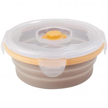 Babymoov A004402 - Contenedor de silicona, 400 ml, color topo y albaricoque