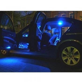 Set de Iluminación Interna Led 19x Lámparas Azul Coche Iluminación Bombilla