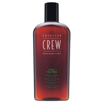 American Crew Hair & Body 3-IN-1 Tea Tree Shampoo, Conditioner and Shower Gel 450 ml