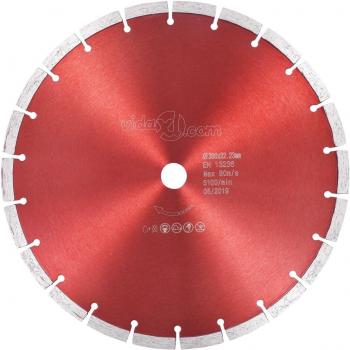 Disco de corte de diamante para acero de 300 mm