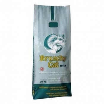 Pienso Visan para Gatos Brunchy Mix Carne y Pescado 20kg