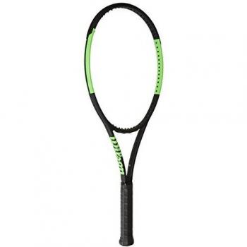 Wilson Blade 98 18 X 20 Cvfrm W/O Raqueta de Tenis, Unisex Adulto, Negro / Verde