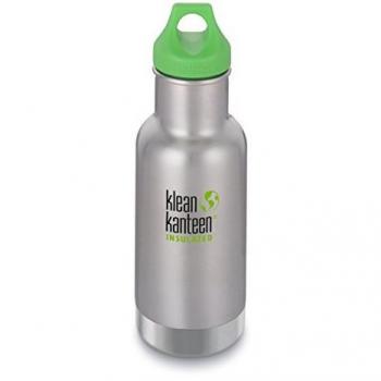 Klean Kanteen Botella Clásica Insulada Niño 12oz, Brushed Stainless