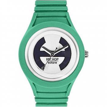 Reloj de Pulsera HIP HOP Mod. SOLARE - Resistente Al Agua 5 ATM - Caja de Polycarbonato - Correa de Silicona - Movimiento Solar - Reloj unisex Hip Hop SOLARE (Ø32