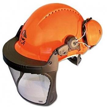3M Bosque XA007707376 Foresters sombrero duro incorporado escudo de la cara naranja