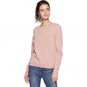 Vero Moda Vmpaula LS Top, suéter para Mujer, Rosa