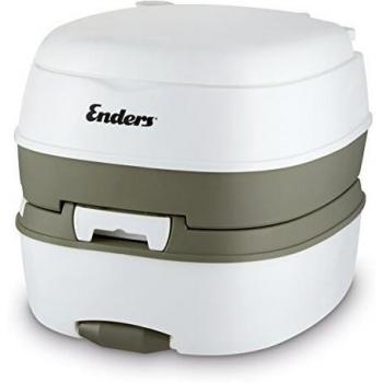 Enders Mobil Deluxe Aseo WC inodoro portatil para camping - Water quimico portatil con altura de asiento comfortable. indicador de nível - wc portatil caravana superficie lisa y agradable, #4950
