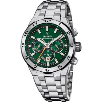Reloj Festina Chrono Bike F20670/2 de acero verde