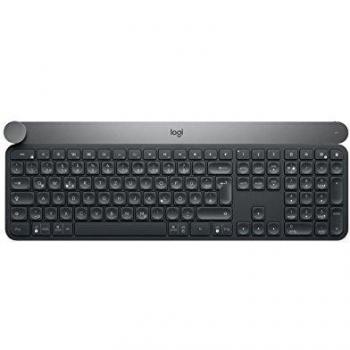 Logitech Craft Teclado Inalámbrico, Disposición QWERTZ Alemán, Gris