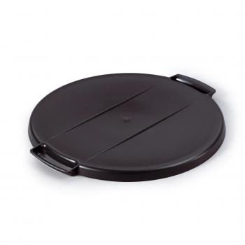 Durable 282398 - Tapa para contenedor circular, 40 l, color negro