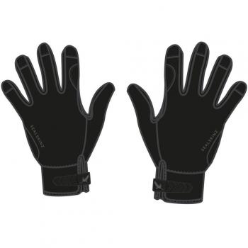 Sealskin Dragon Guantes, Hombre, Negro, Medium