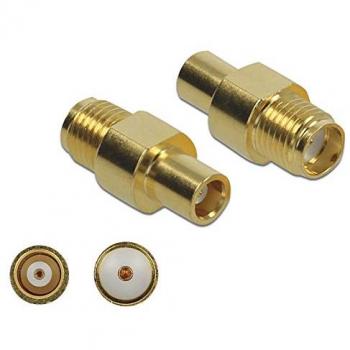 Adaptador SMA hembra a MCX hembra 10 GHz